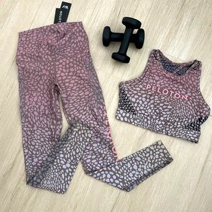 BNWT PELOTON 2 piece set, “Riverstone” 🏋🏽‍♀️